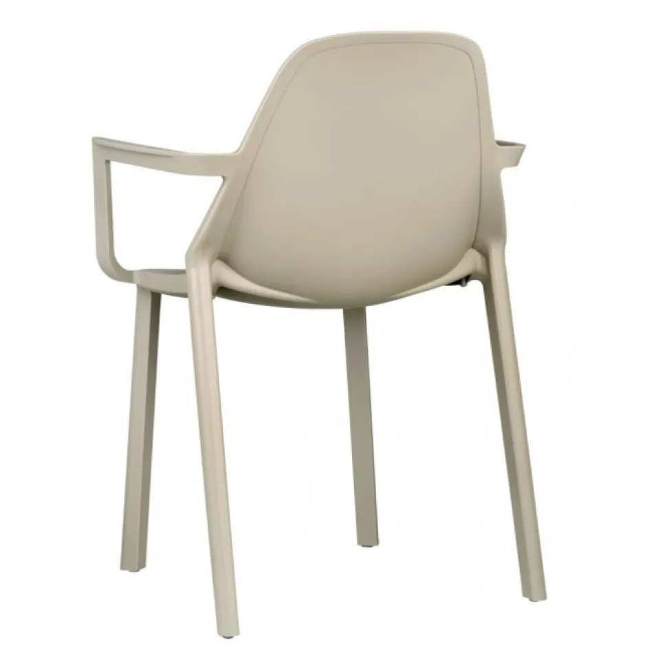 Sedia Da Giardino Piu Di Scab, Realizzata Interamente In Italia In Tecnopolimero Per Outdoor.