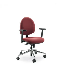 Sedia Da Ufficio Clck: Girevole, Regolabile E Imbottita - Made In Italy