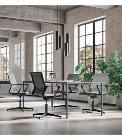 Sedia Da Ufficio Dinamica Soft, 100% Made In Italy.