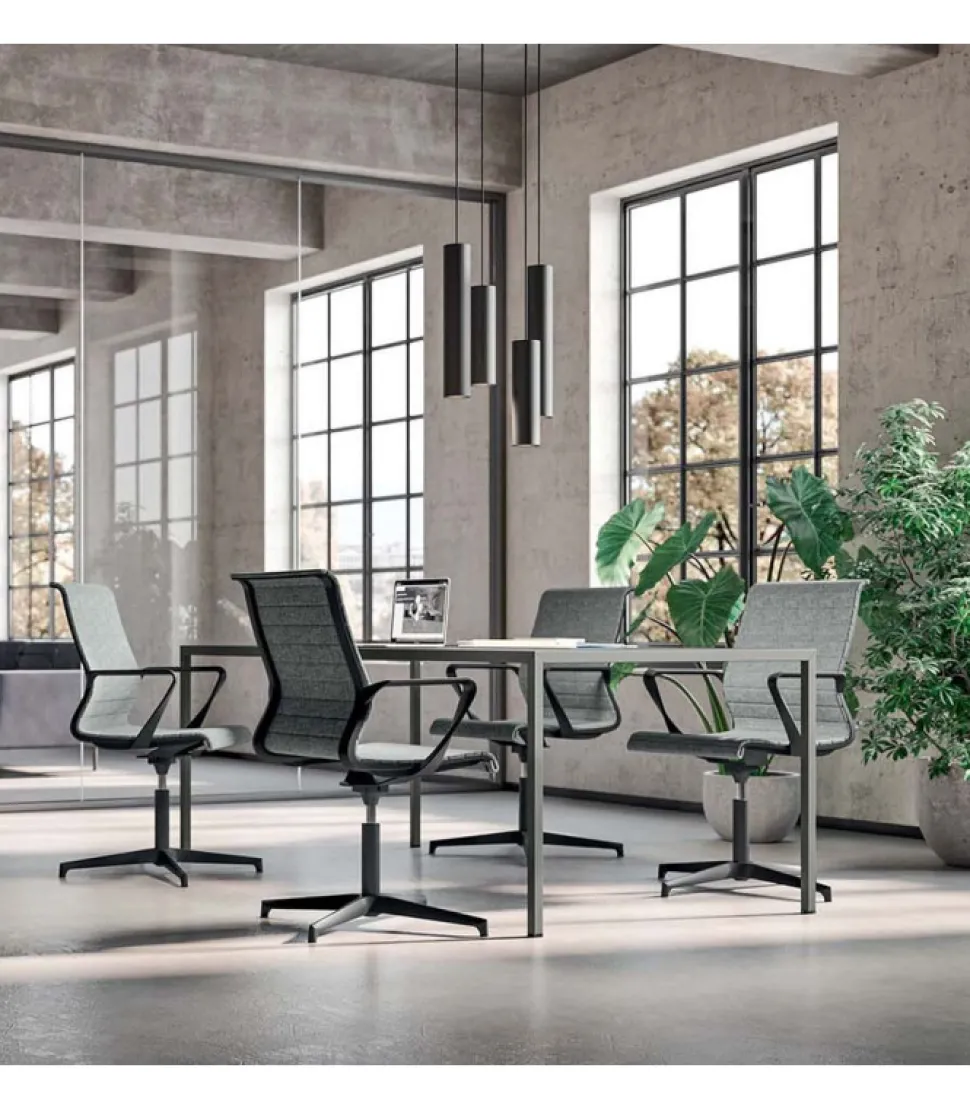 Sedia Da Ufficio Dinamica Soft, 100% Made In Italy.