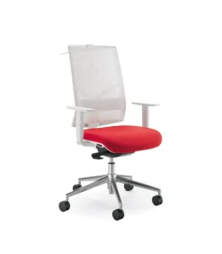 Sedia Da Ufficio Modello Play Net Bianco: Eleganza E Comfort Per La Tua Postazione Lavorativa