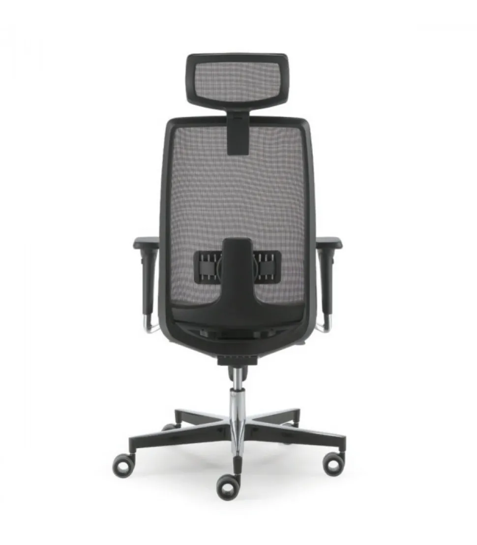 Sedia Da Ufficio Stratos Max Girevole E Regolabile - Made In Italy