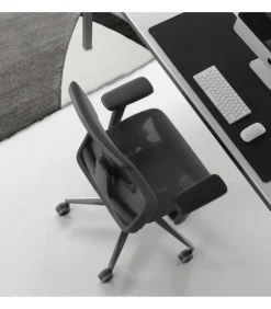 Sedia Da Ufficio Stratos Max Girevole E Regolabile - Made In Italy