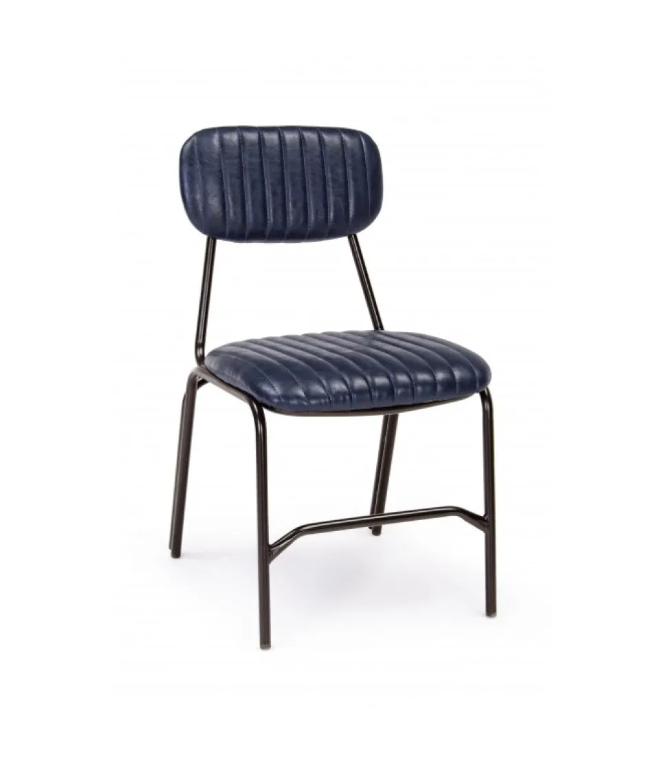 Sedia Debbie Blu Vintage
