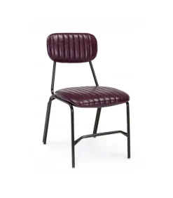 Sedia Debbie Bordeaux Vintage