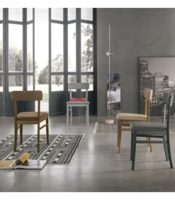 Sedia Domingo, 100% Made In Italy.