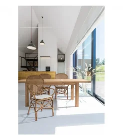 Sedia Edelina Miele Struttura Rattan