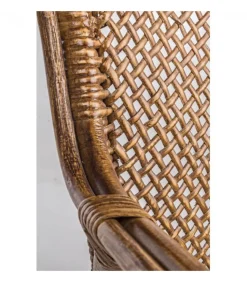 Sedia Edelina Miele Struttura Rattan