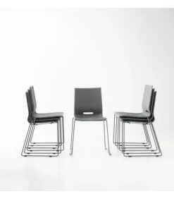 Sedia Elena 3, Con Struttura A Slitta.