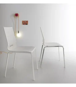 Sedia Elena 4, Con Struttura In Metallo Verniciato.