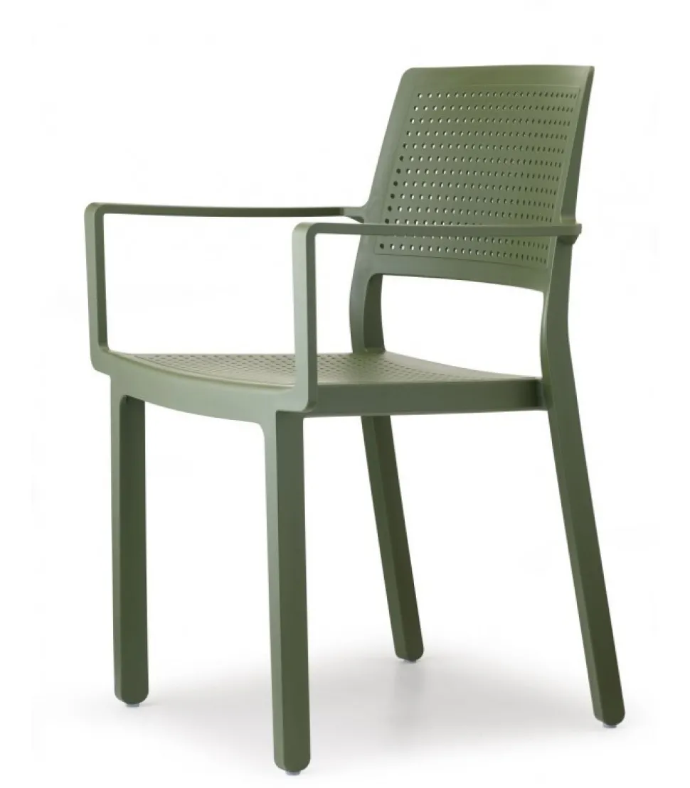 Sedia Emi Di Scab, Realizzata In Tecnopolimero Per Outdoor, Certificata Da Catas.