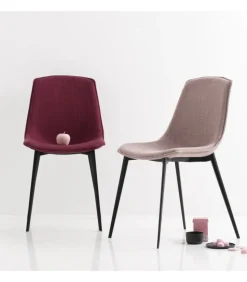 Sedia Eva 1 Con Struttura In Alluminio Verniciato