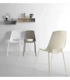 Sedia Eva 4 Di Point House, Seduta Monoscocca Polipropilene Rinforzato