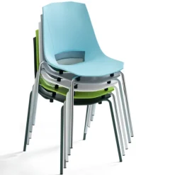 Sedia Eva 2 Impilabile Con Seduta In Polipropilene