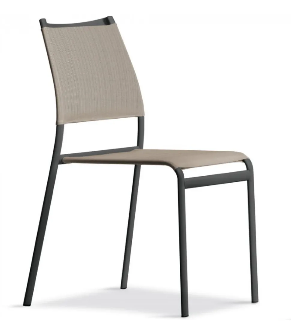 Sedia Eva Giovane Design Seduta In Plastitex Colorato