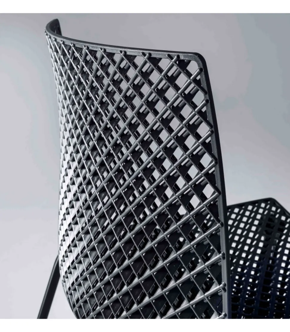 Sedia Fuller St Con Struttura A Slitta.