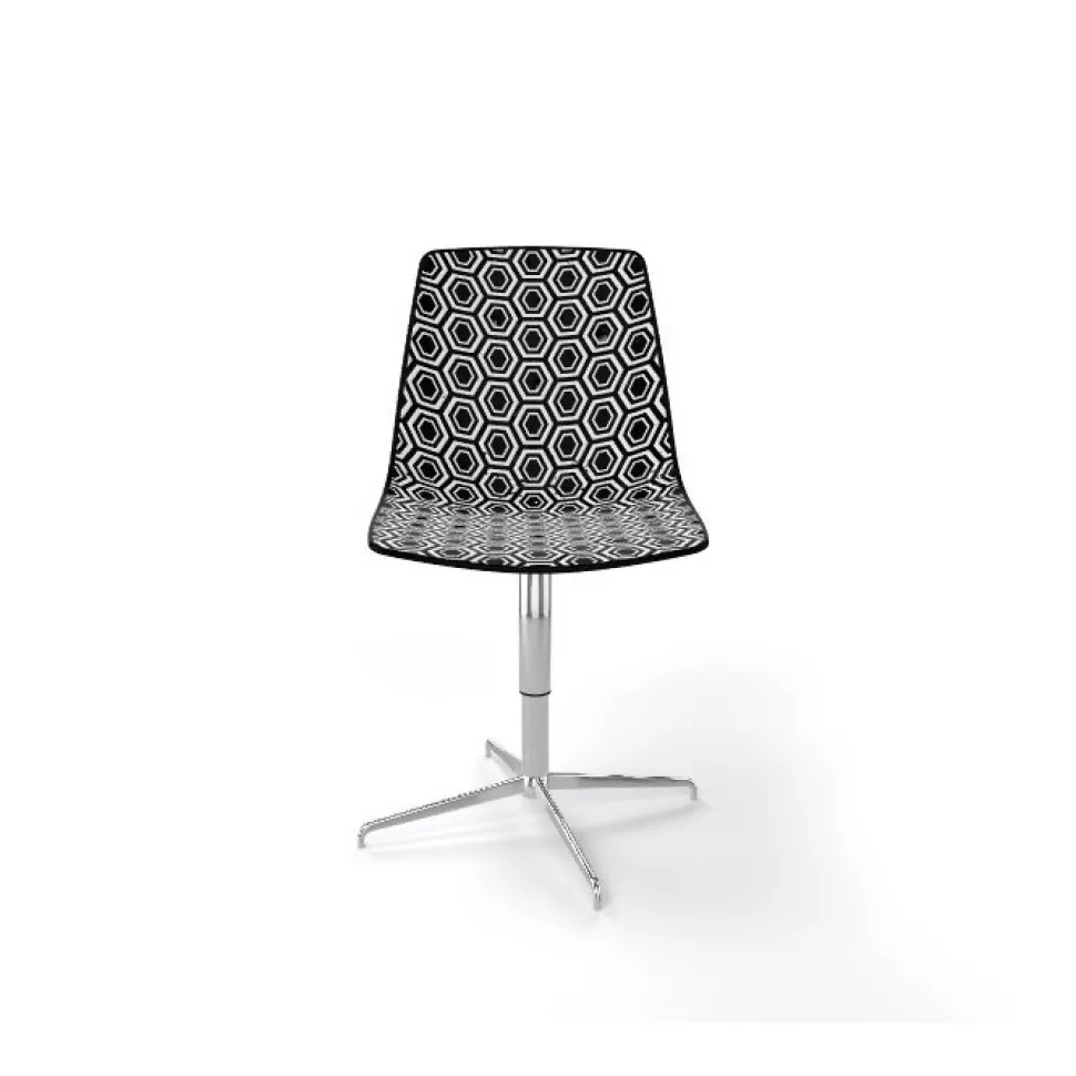 Sedia Girevole Alhambra L Con Basamento 4 Razze