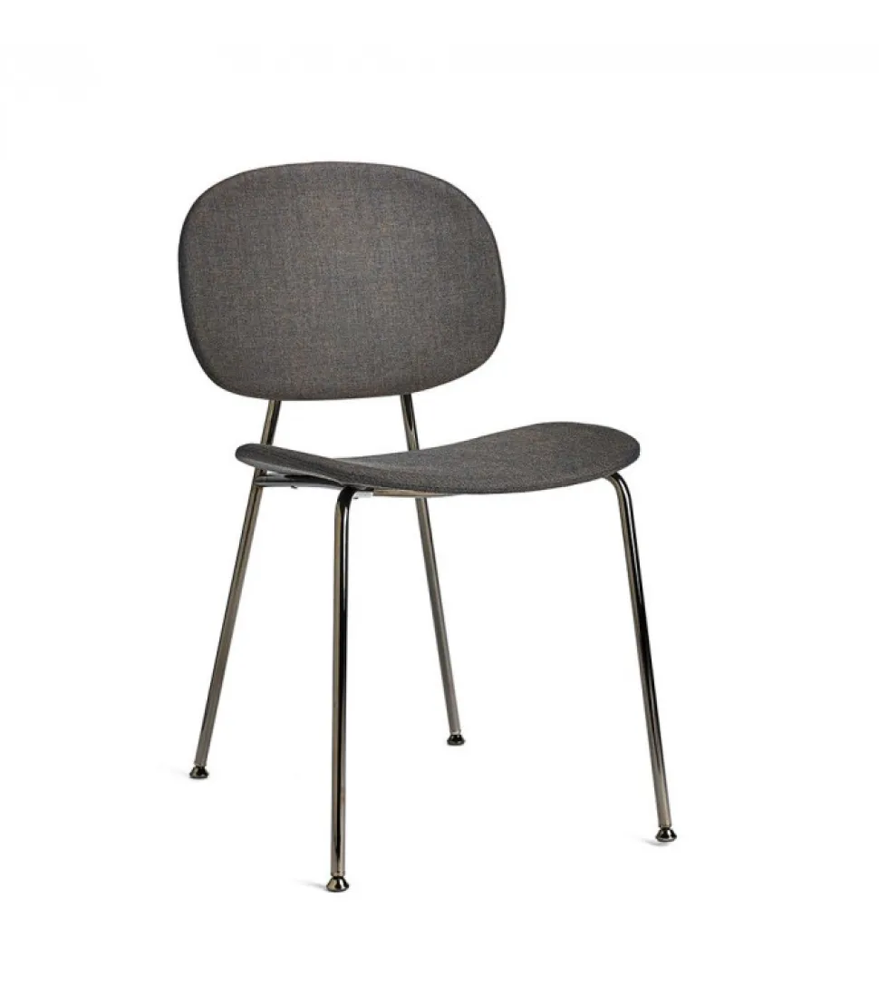 Sedia Imbottita Con Struttura In Acciaio Colorato