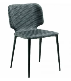 Sedia Imbottita Disponibile Con Gambe In Legno E Metallo Laccati Vari Colori