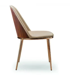 Sedia Imbottita Disponibile Anche Con Schienale In Legno