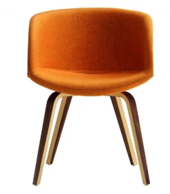 Sedia Imbottita Disponibile Anche Con Schienale In Legno