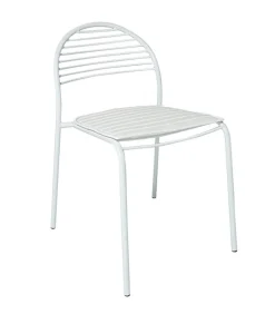 Sedia Impilabile Per Esterni In Ferro