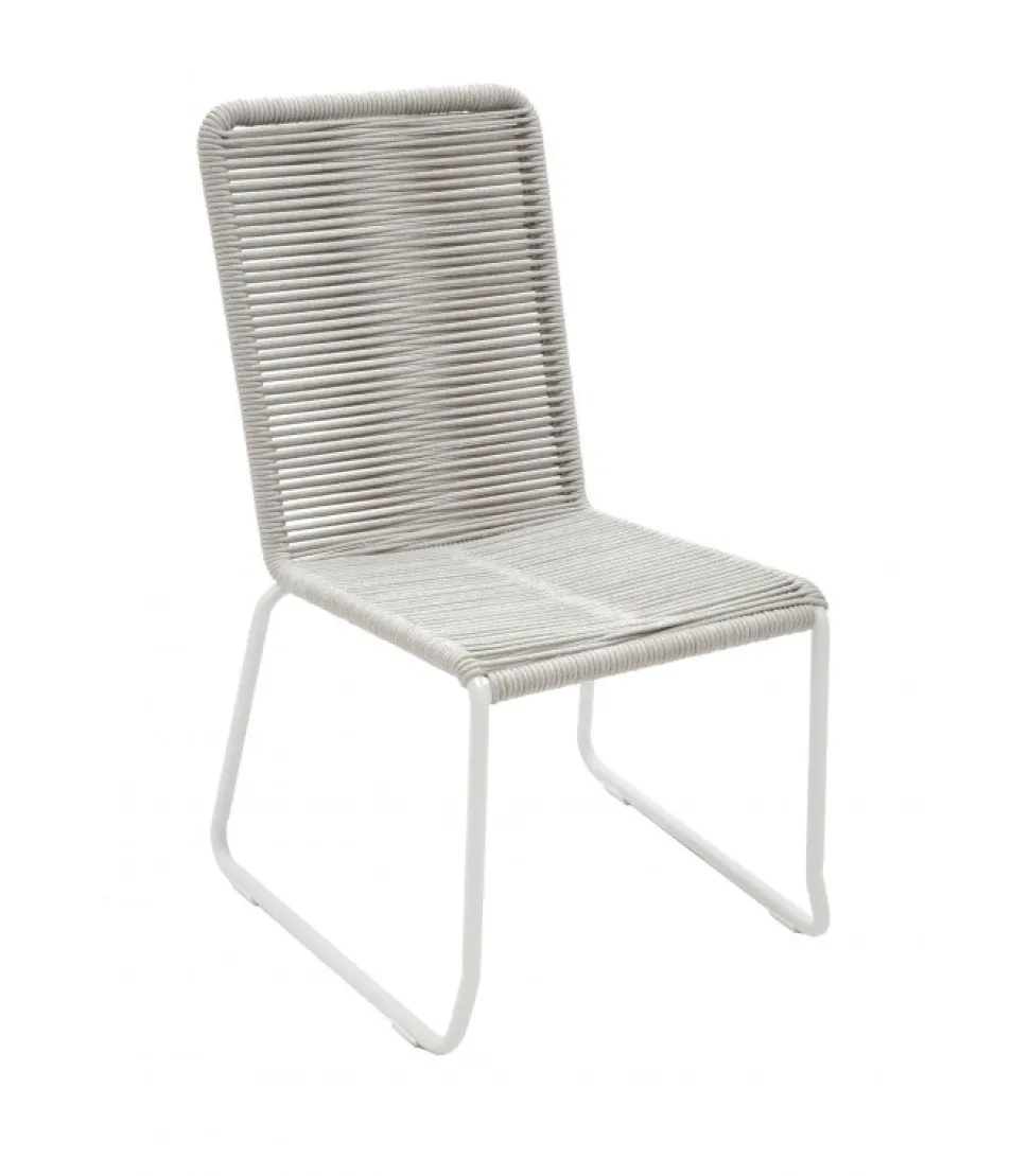 Sedia Impilabile Per Esterni In Ferro