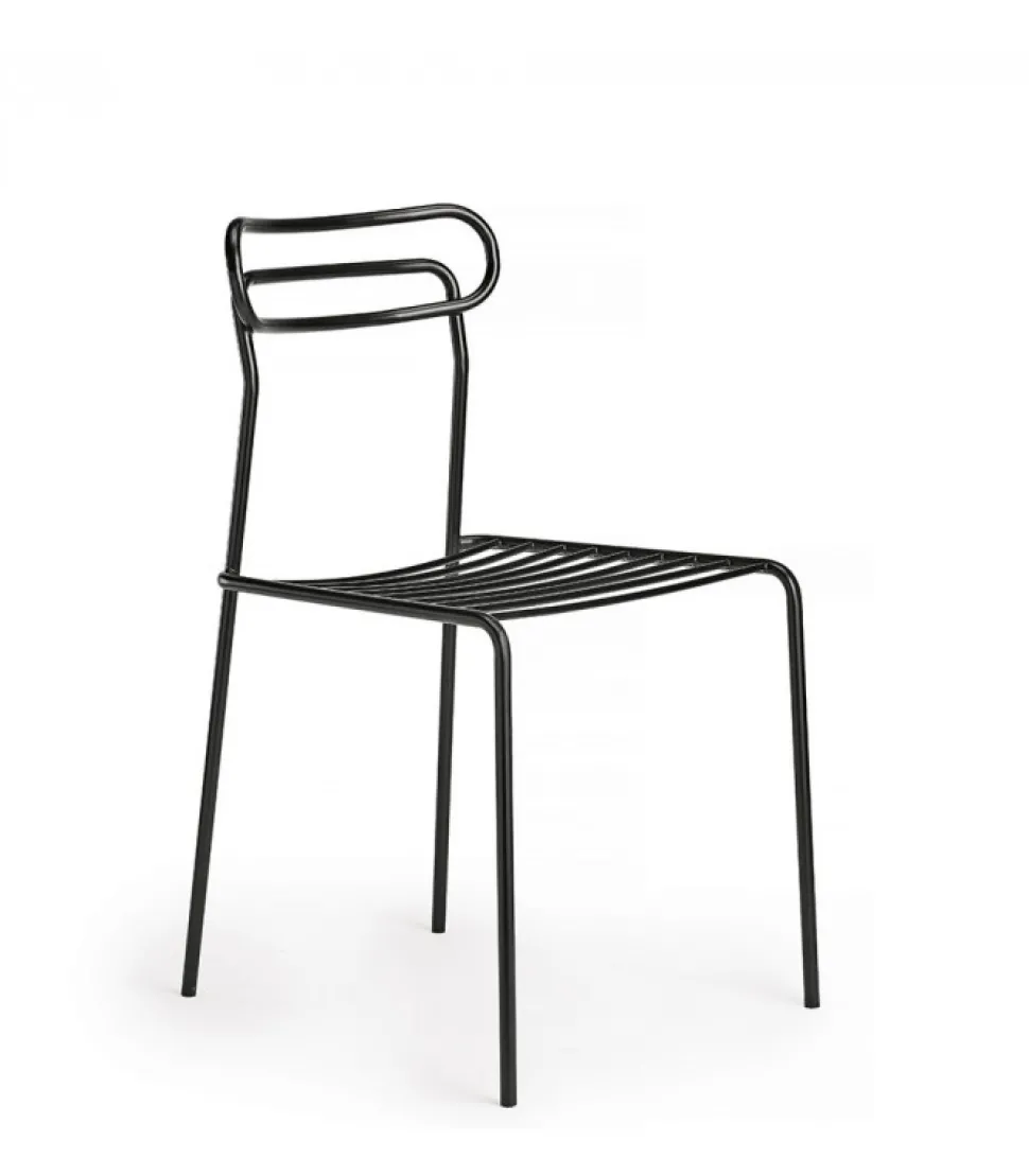 Sedia In Acciaio Verniciato