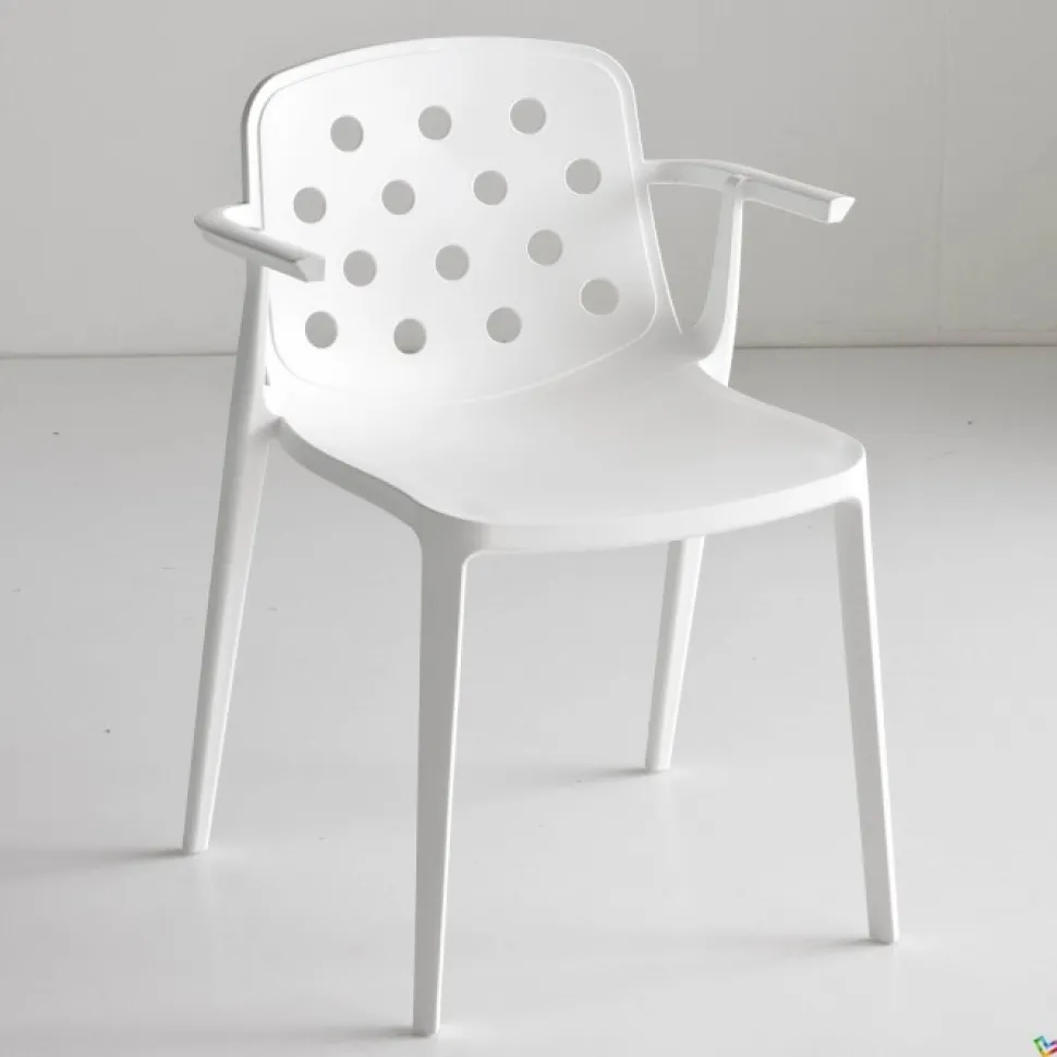 Sedia Isidora B Con Braccioli Versatile E Brillante