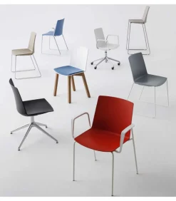 Sedia Jubel Bl Con Seduta In Tecnopolimero.