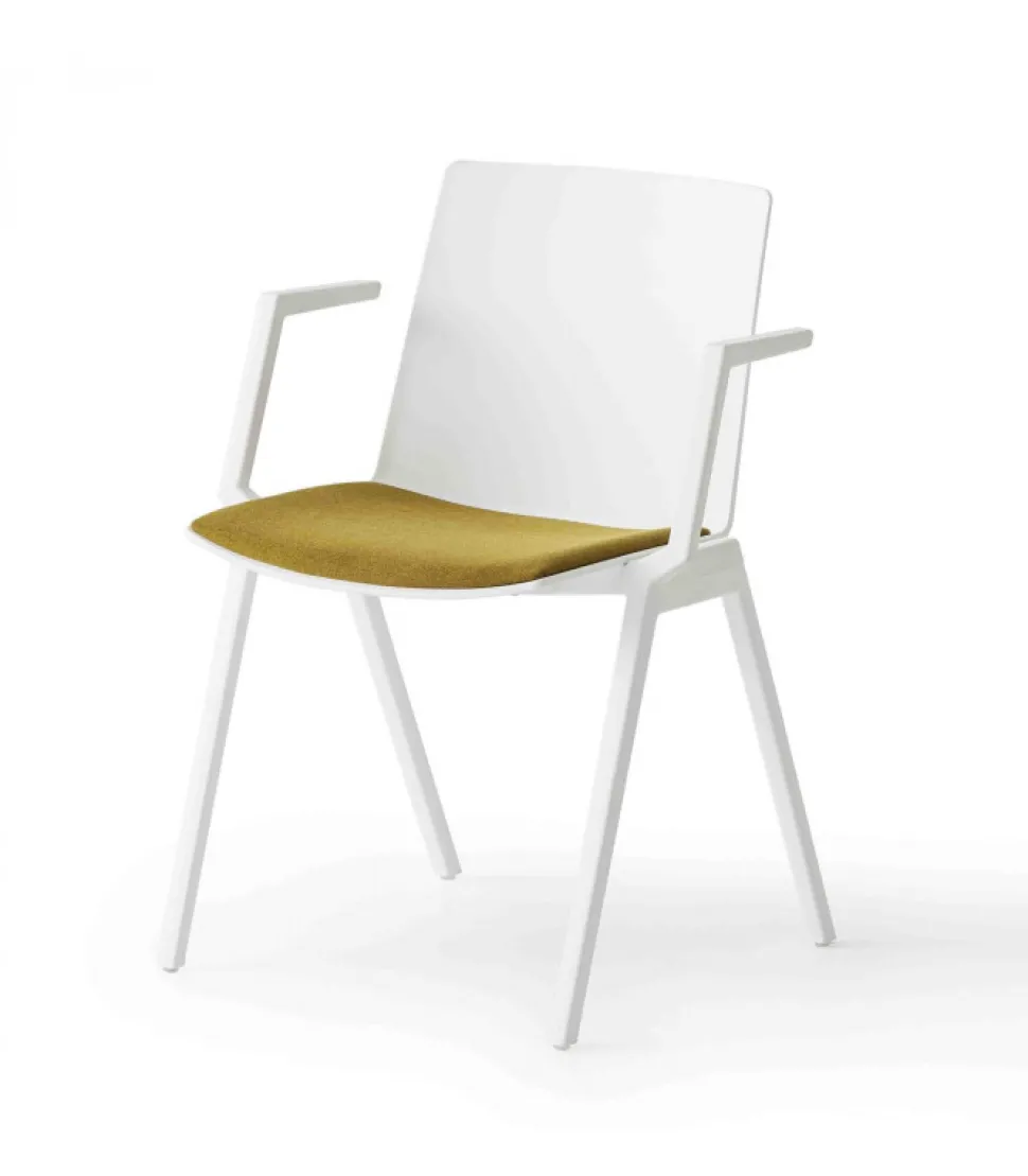 Sedia Jubel Iv Accessoriabile Di Cuscino E Braccioli.