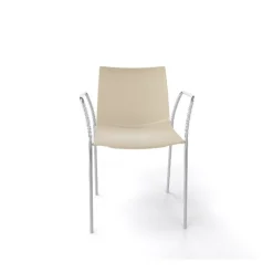 Sedia Kanvas Na Tb Front Imbottita, Contemporanea, Leggera E Impilabile