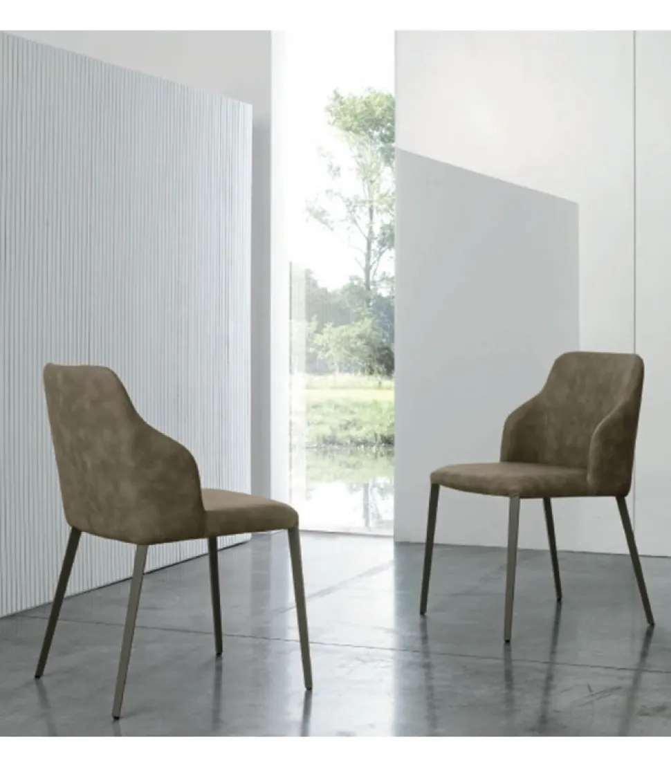 Sedia Lilium, Con Seduta Imbottita.