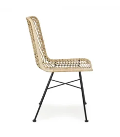 Sedia Lorena Struttura In Rattan