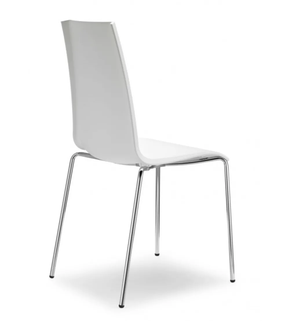 Sedia Mannequin Di Scab, Con Gambe In Acciaio Cromato E Scocca In Tecnopolimero. E Impilabile.