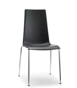 Sedia Mannequin Di Scab, Con Gambe In Acciaio Cromato E Scocca In Tecnopolimero. E Impilabile.