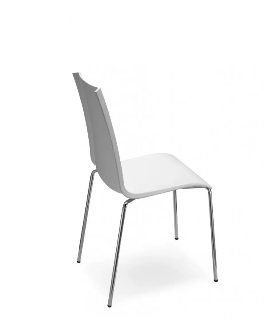 Sedia Mannequin Di Scab, Con Gambe In Acciaio Cromato E Scocca In Tecnopolimero. E Impilabile.