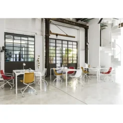 Sedia Metallo E Cuoio Apelle D