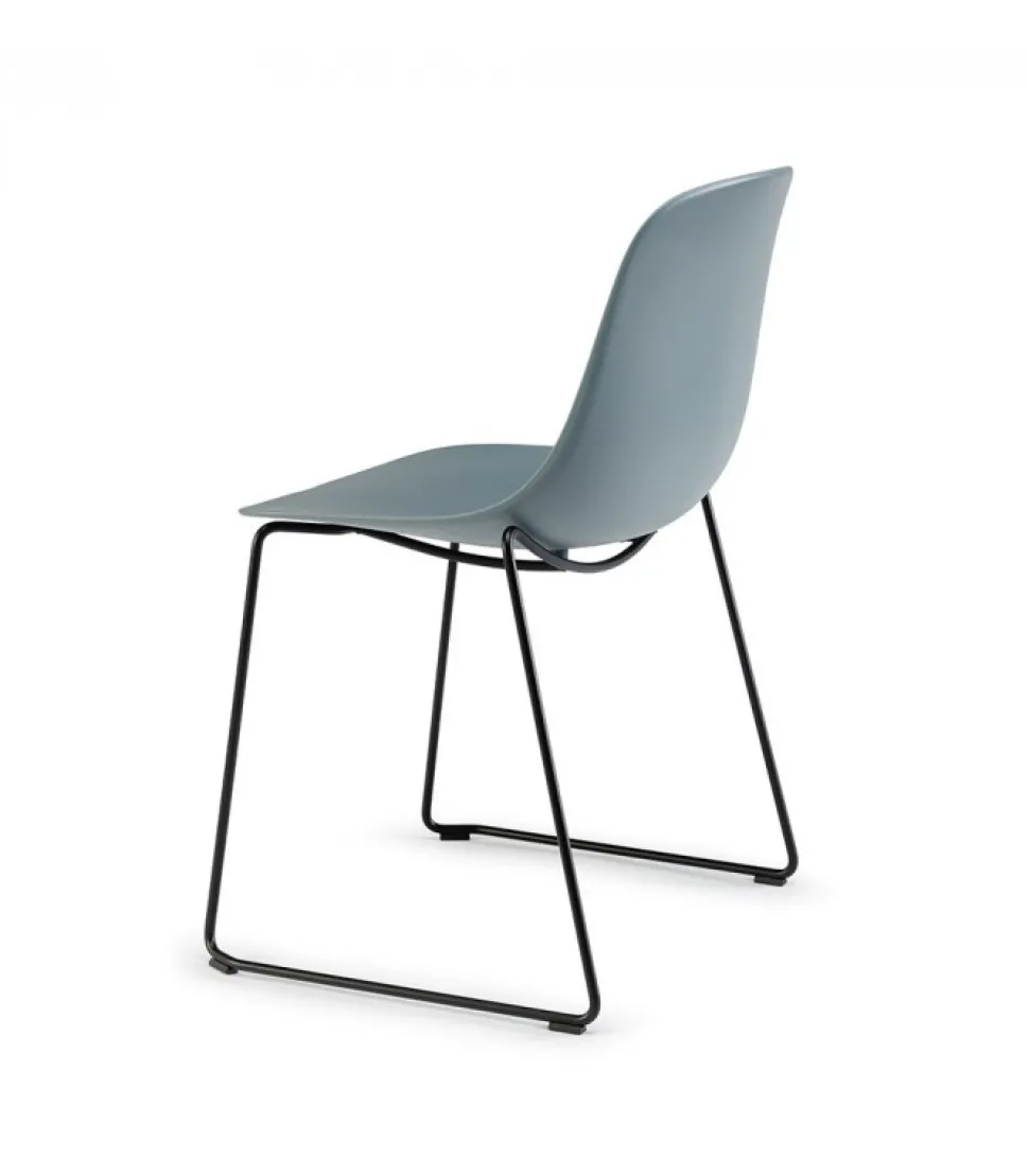 Sedia Monoscocca In Politropilene Colorato