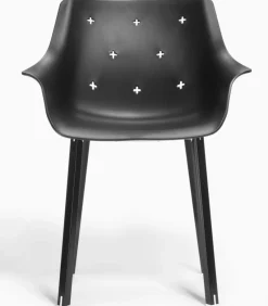 Sedia More Con Struttura In Metallo A 4 Gambe.