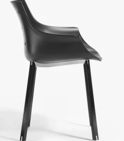 Sedia More Con Struttura In Metallo A 4 Gambe.