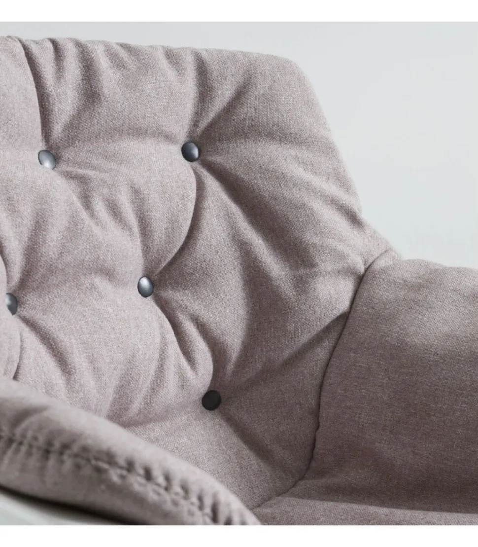 Sedia More Con Struttura In Metallo A 4 Gambe.