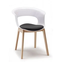 Sedia Natural Miss B Di Scab, Con Certificazione Catas, Progettata E Realizzata In Italia Al 100%.