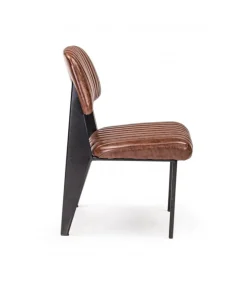 Sedia Nelly Arancio Scuro Vintage