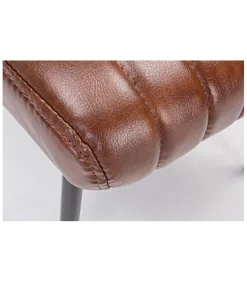 Sedia Nelly Arancio Scuro Vintage