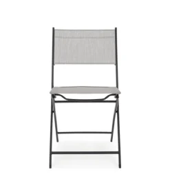 Sedia Pieghevole Martinez Grigio Chiaro