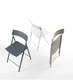 Sedia Pieghevole Piper In Metallo E Polipropilene