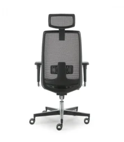 Sedia Professionale Stratos Must Regolabile Con Sedile In Rete