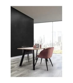 Sedia Queen Velvet Blush