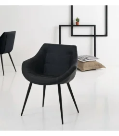 Sedia Rosy Con Seduta In Ecopelle.